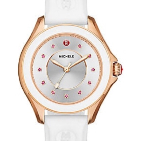 Michele Accessories - Trendy Rose Gold Michele Watch!!!(Jelly Bean)!!!